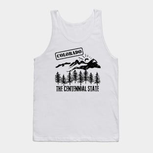 Colorado The Centennial State Tank Top